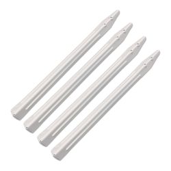 30.5" Sky White Powder Coated Ribbed Legs - Set of 4